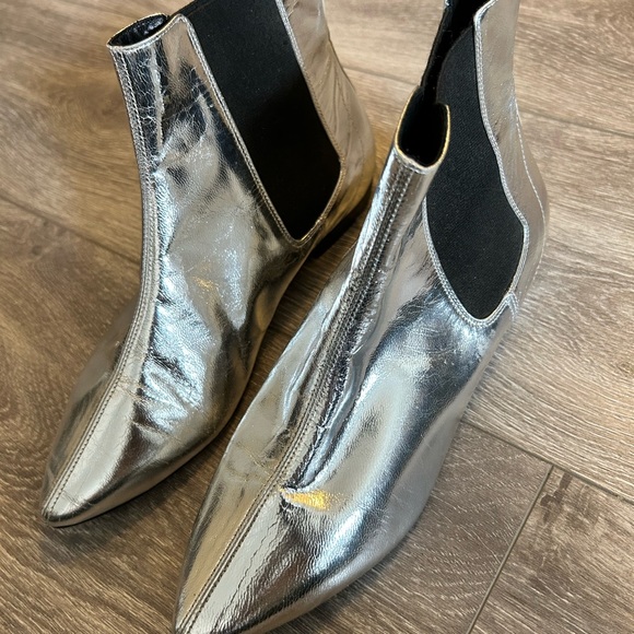 Isabel Marant Silver Booties size 37 - Picture 4 of 4